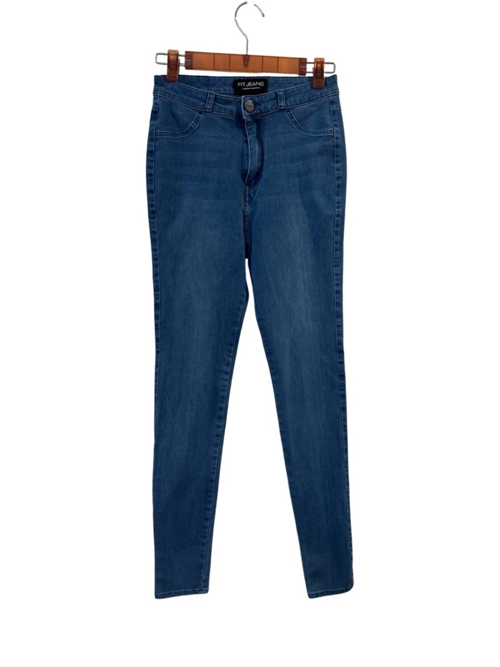 FIT JEANS Women's Dark Blue Skinny Jeans